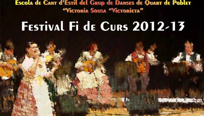 Quart de Poblet: Festival Fi de Curs Escola Cant d’estil Victorieta Sousa “Victorieta”