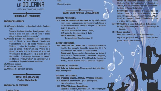 Raval Roig a Alacant: Concert per banda i dolçaina