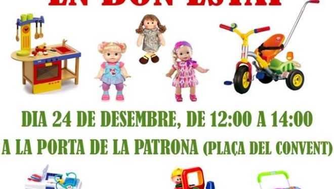 Callosa d’en Sarrià: Nadales amb dolçaina i tabal en la recollida de joguets