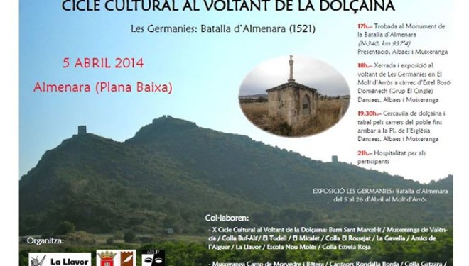 Almenara: X Cicle Cultural al Voltant de la Dolçaina